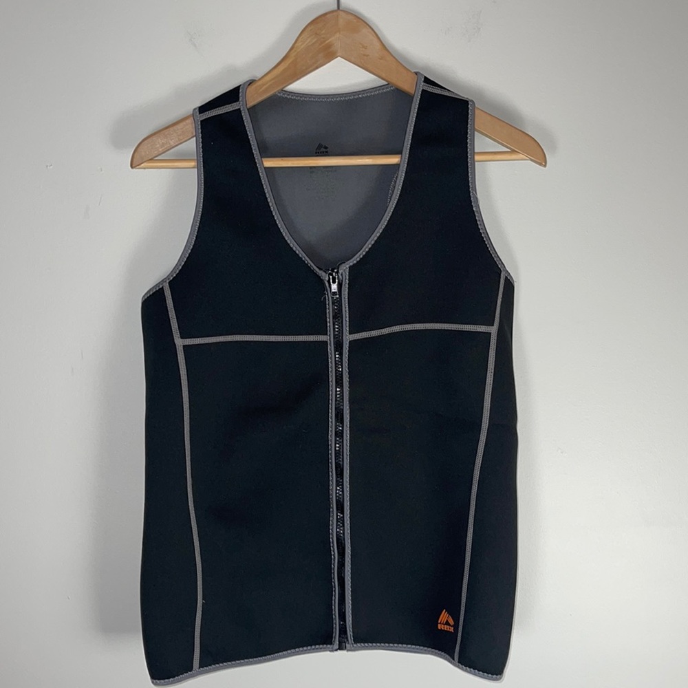 RBX X Heat Black Neoprene Workout Vest L XL
